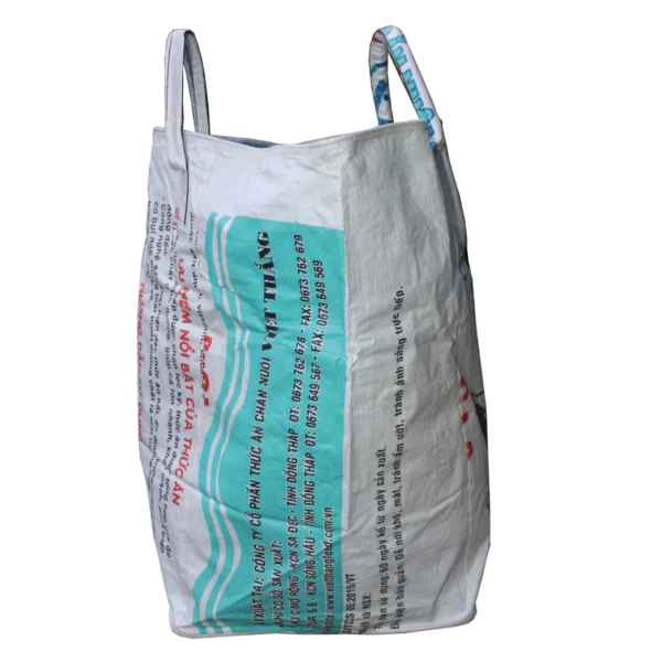 Wäschesack aus recycelten Reissack Ri8 WEISS – Bild 2