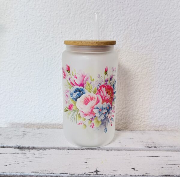 Glasdose BLUMEN 2