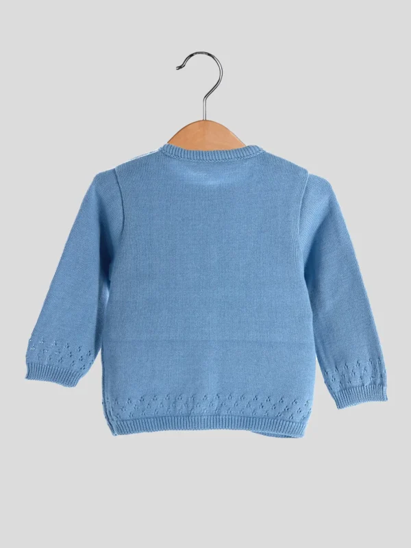 Feinstrick-Baumwolljacke mit Holzknöpfen – Bild 4