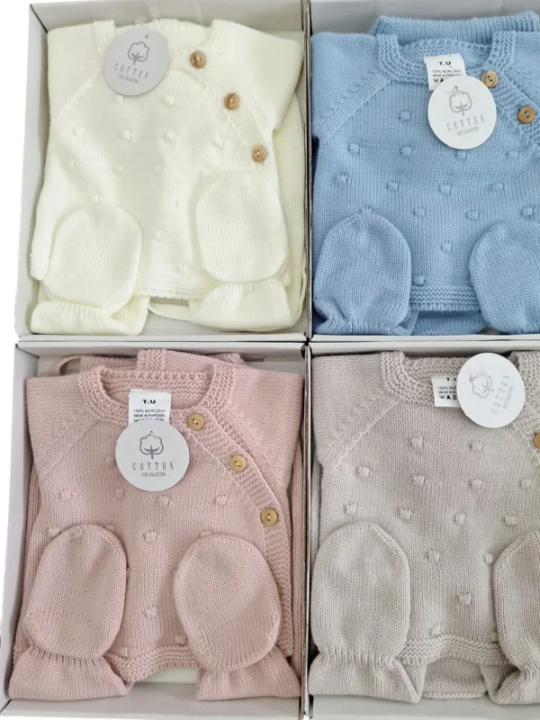 Strickset Baby Pipoca