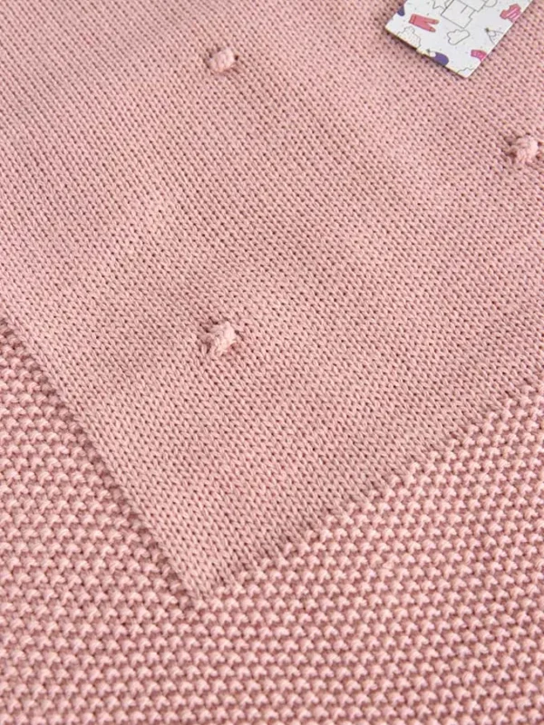 Baby Pompoms Strickdecke – Bild 3