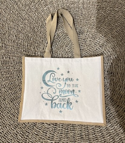 To the Moon and back TOTE BAG
